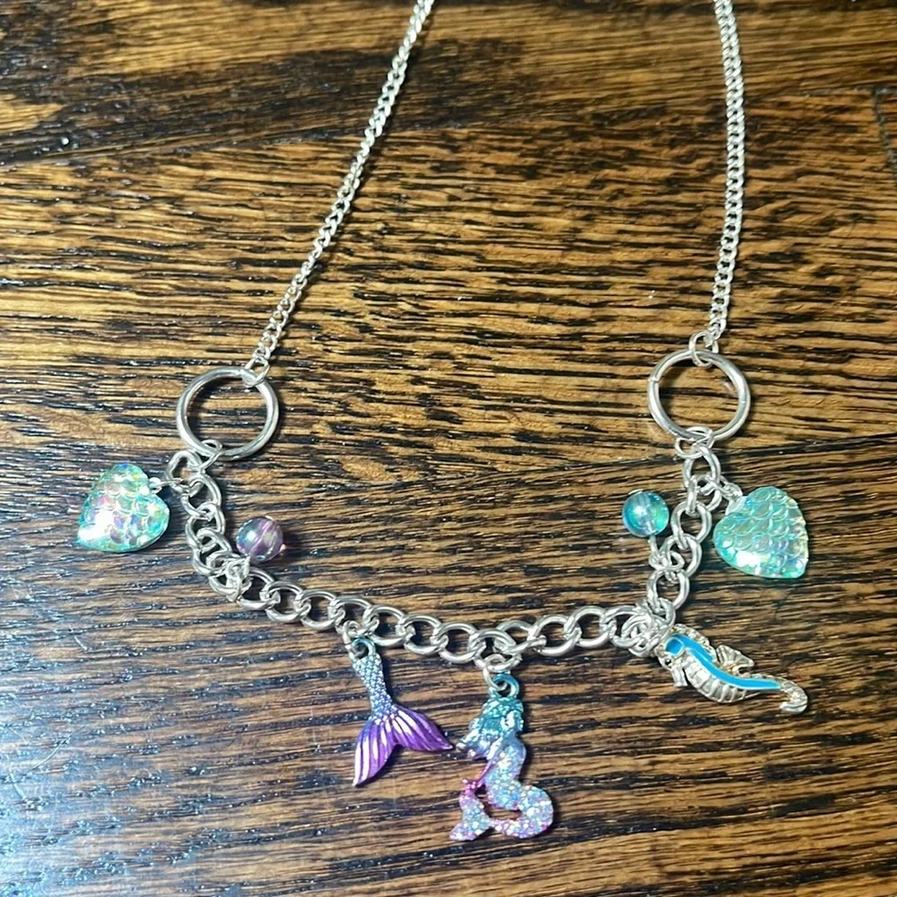 Two charm necklaces for little girl